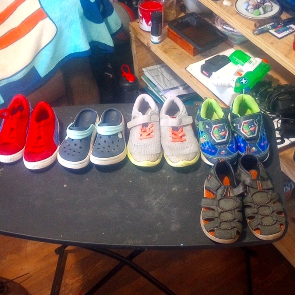 Kids shoes size 10c 12 13, 13c 12